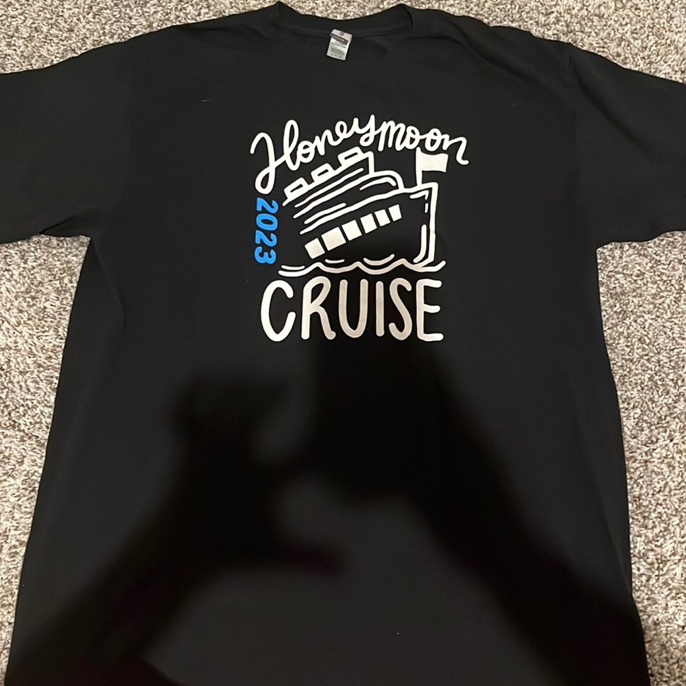 Honeymoon cruise tshirt 2023 L